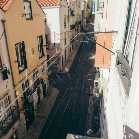 The Blue House - Bica Yellow Tram *